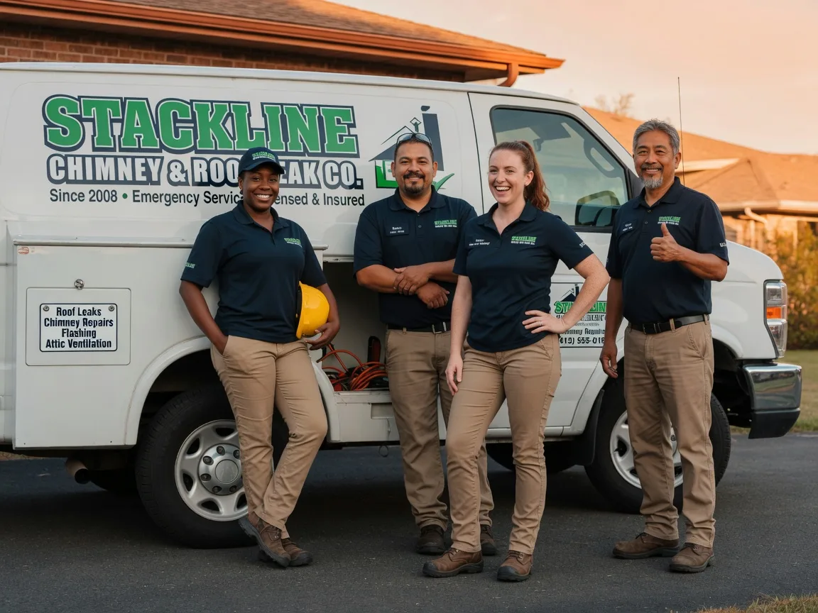 Chimney flashing repair company in Winchester, OR